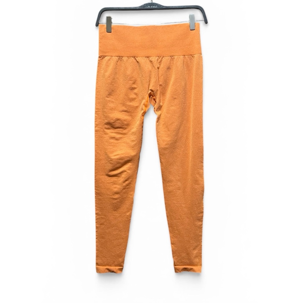 NVGTN Seamless Leggings Orange High Waist Gym Yoga